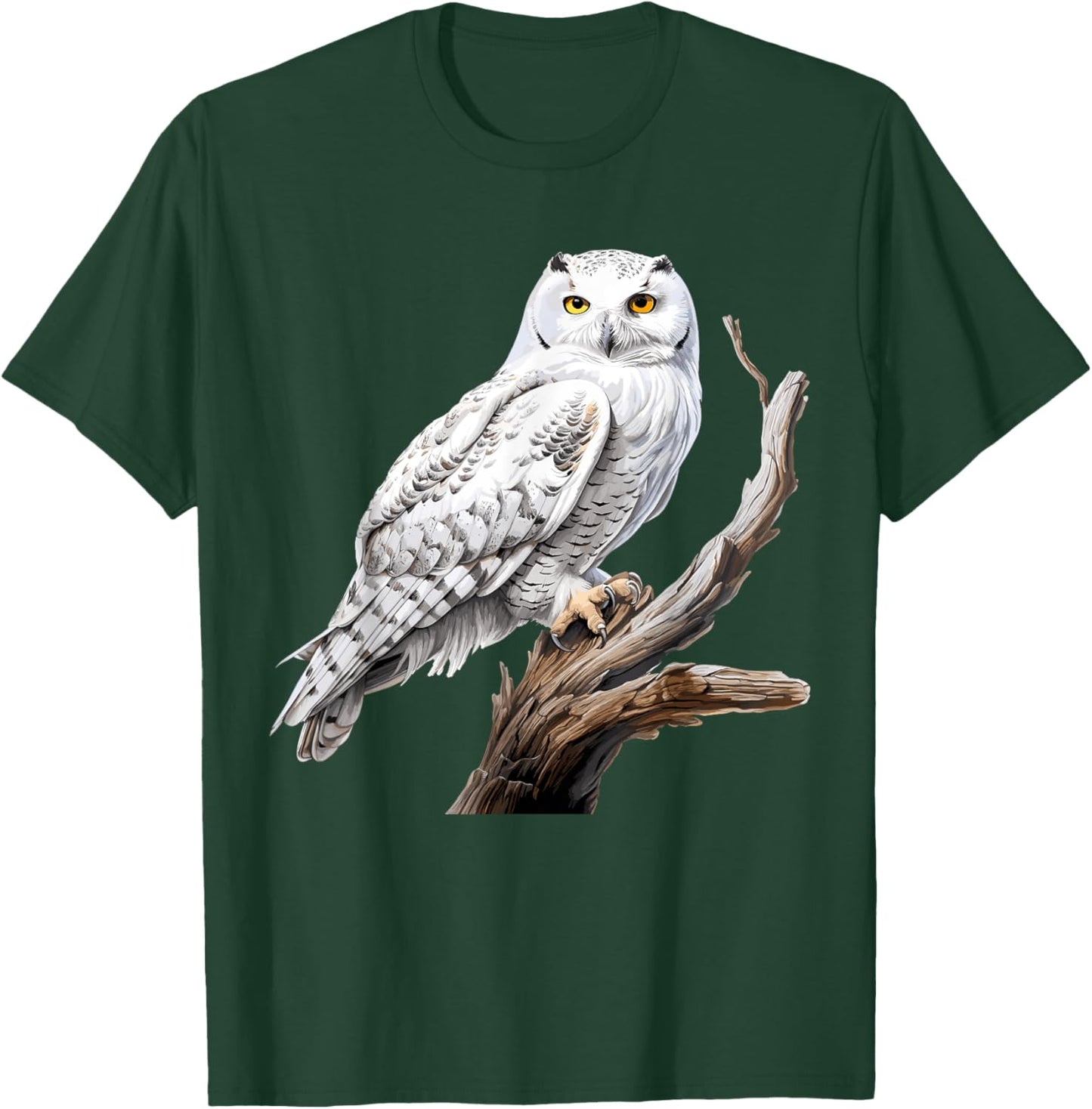 Snowy Owl, Ornithology Snowy Owl T-Shirt - T-Shirt | Forest