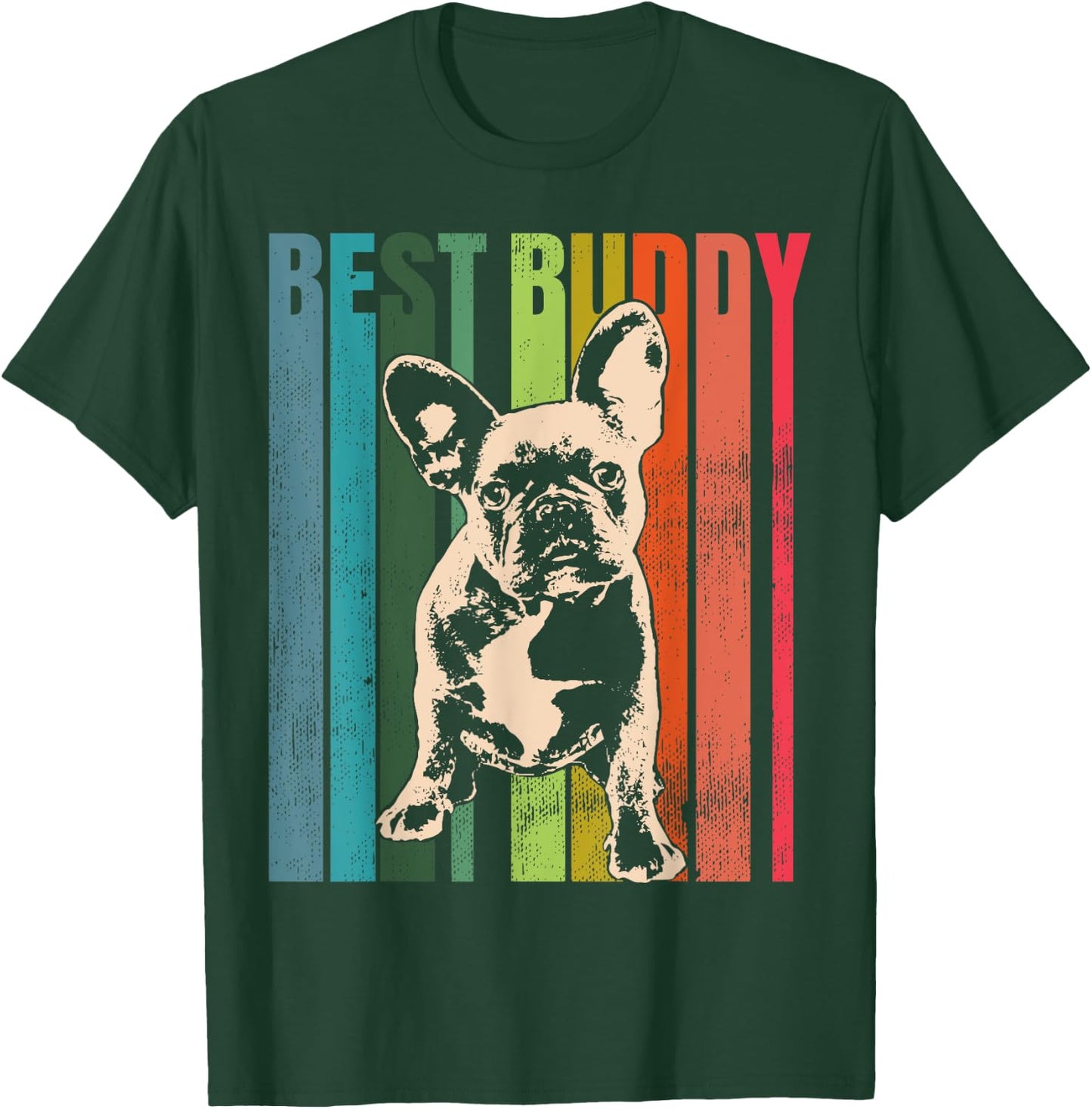French Bulldog Frenchie Dog T-Shirt - T-Shirt | Forest