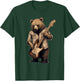 Bear Playing Bass Guitar Bear Guitarist Music Lovers T-Shirt - T-Shirt | Forest