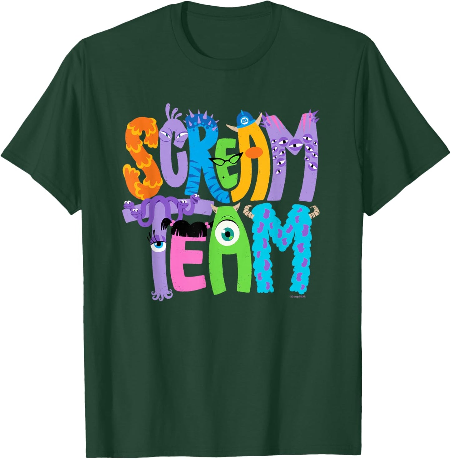 Disney and Pixar’s Monsters, Inc. Scream Team Halloween T-Shirt - T-Shirt | Forest