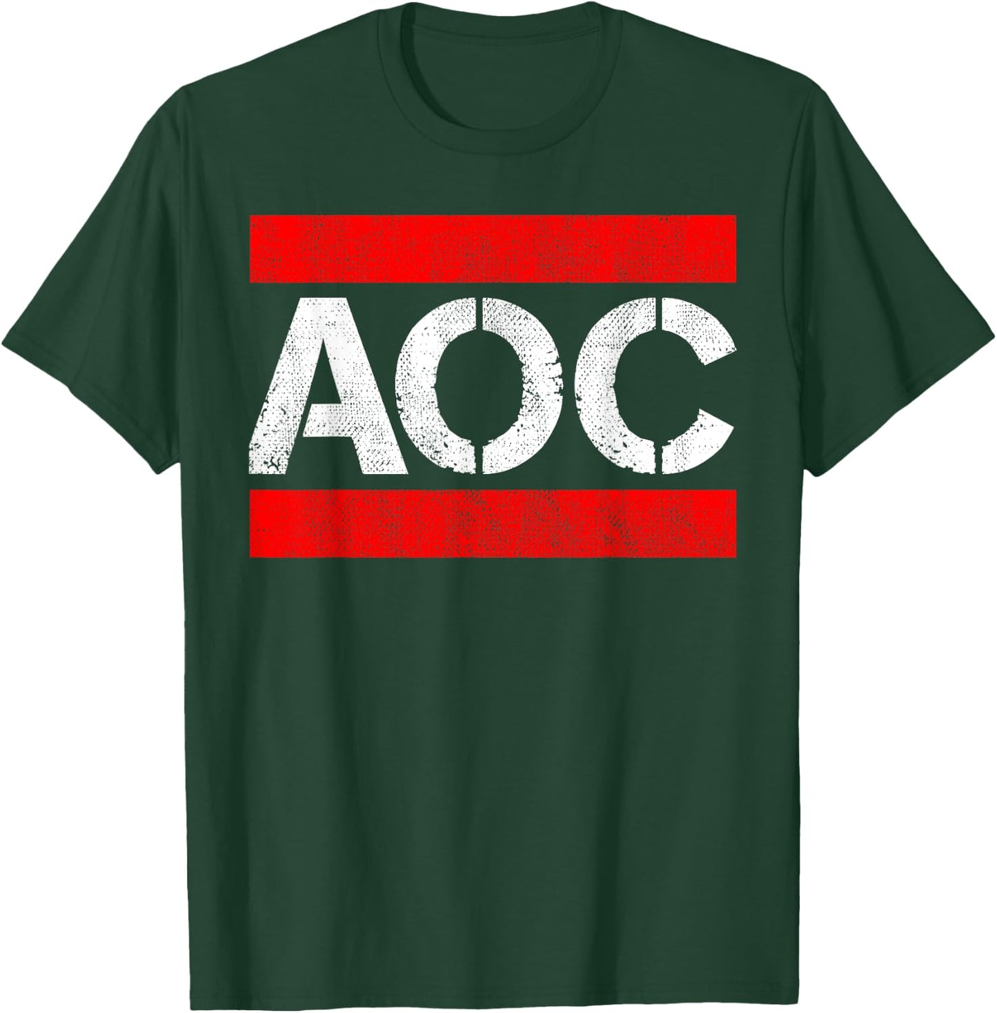 AOC Ocasio-Cortez Democratic Socialist Bronx NY Fun T-Shirt - T-Shirt | Forest