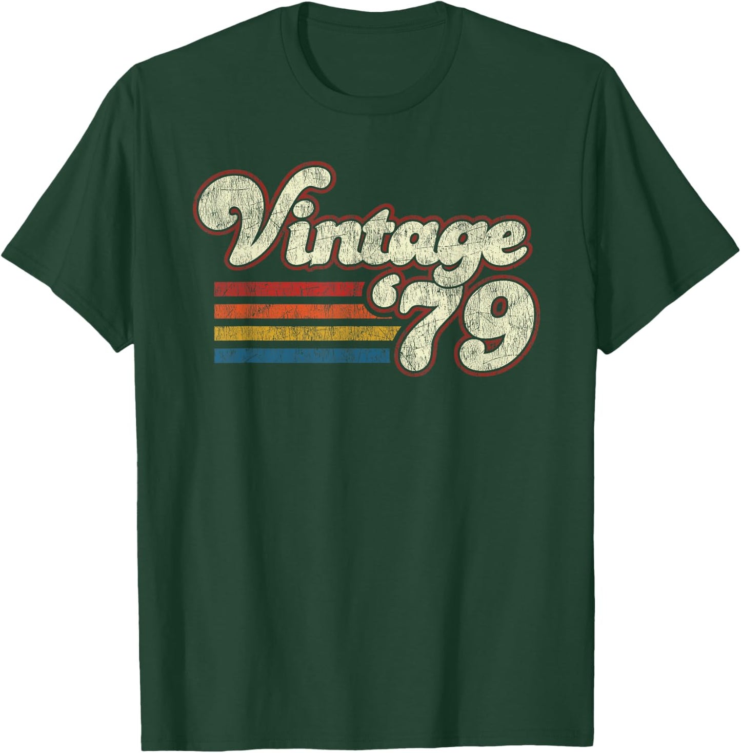 Retro Vintage 1979 Birthday T-Shirt - T-Shirt | Forest