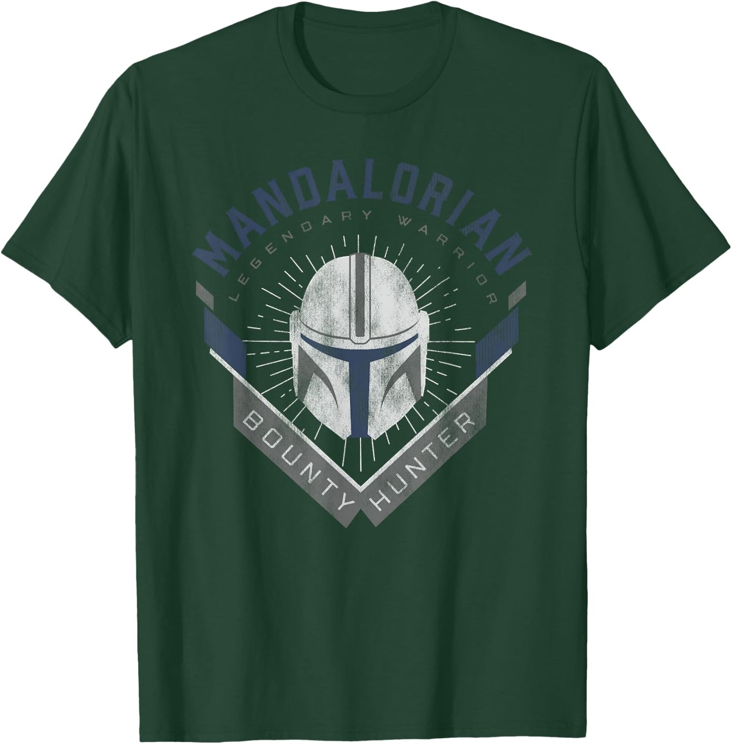 Star Wars The Mandalorian Legendary Warrior Bounty Hunter T-Shirt - T-Shirt | Forest