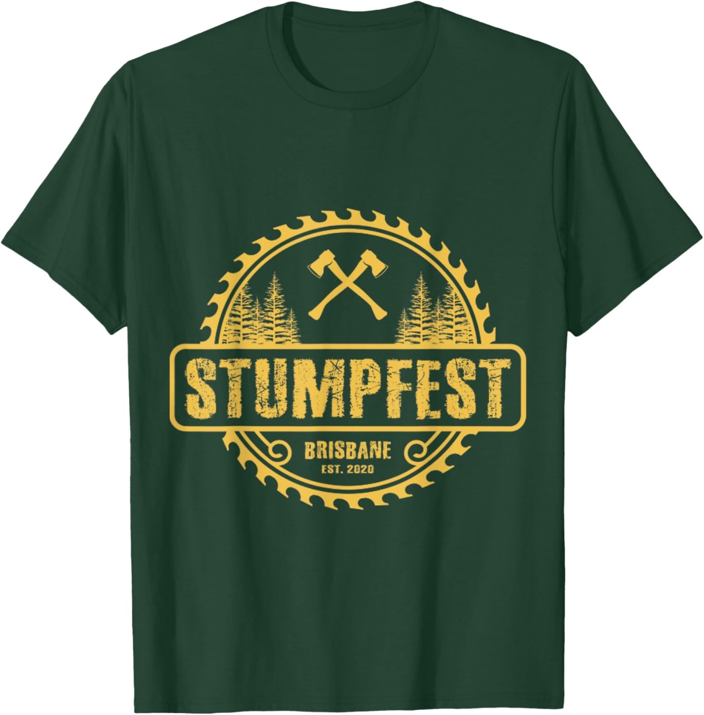 Stumpfest uprroting nail salons since 2020 Funny Dad Mom T-Shirt - T-Shirt | Forest
