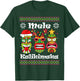 Mele Kalikimaka Christmas Hawaiian Santa Tiki Ugly Xmas T-Shirt - T-Shirt | Forest