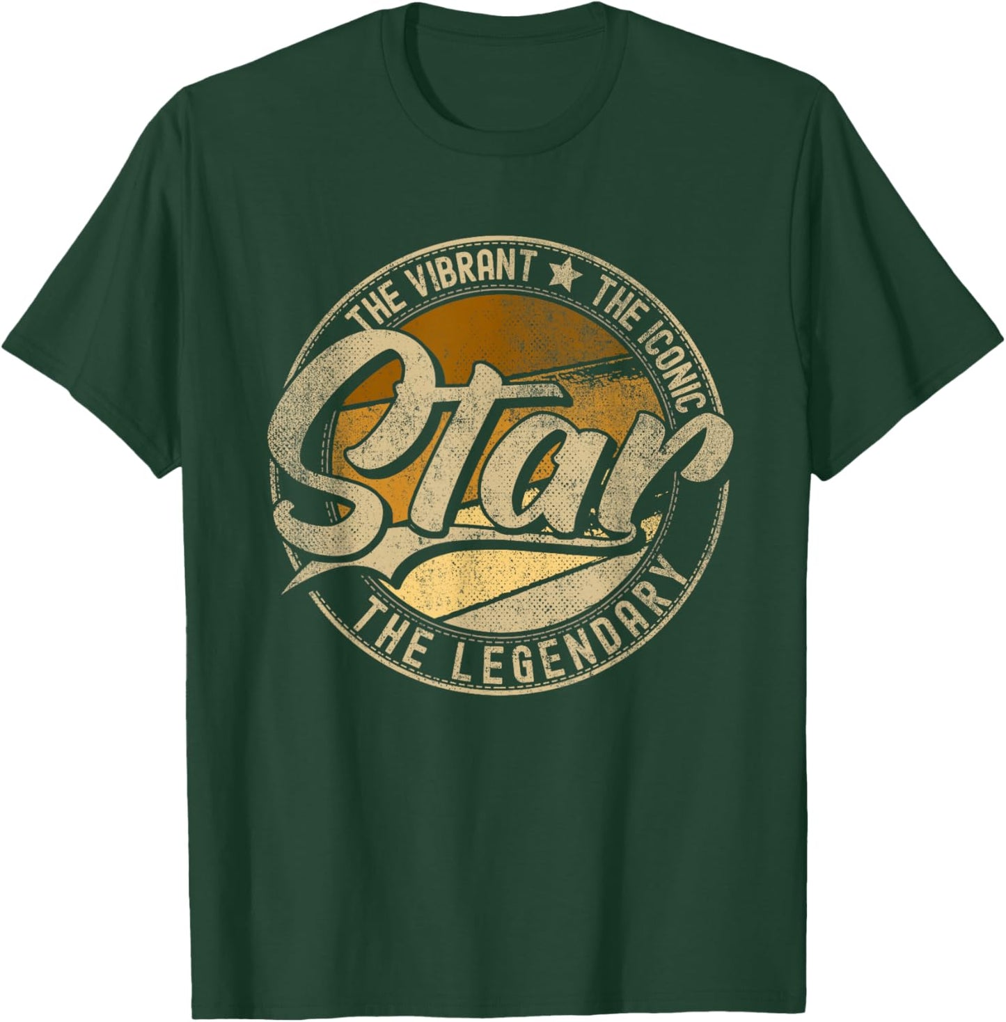 Star ID | Idaho | Vintage Distressed T-Shirt - T-Shirt | Forest