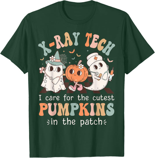 XRay Tech Boo Crew Funny Halloween Radiology Technologist T-Shirt - T-Shirt | Forest