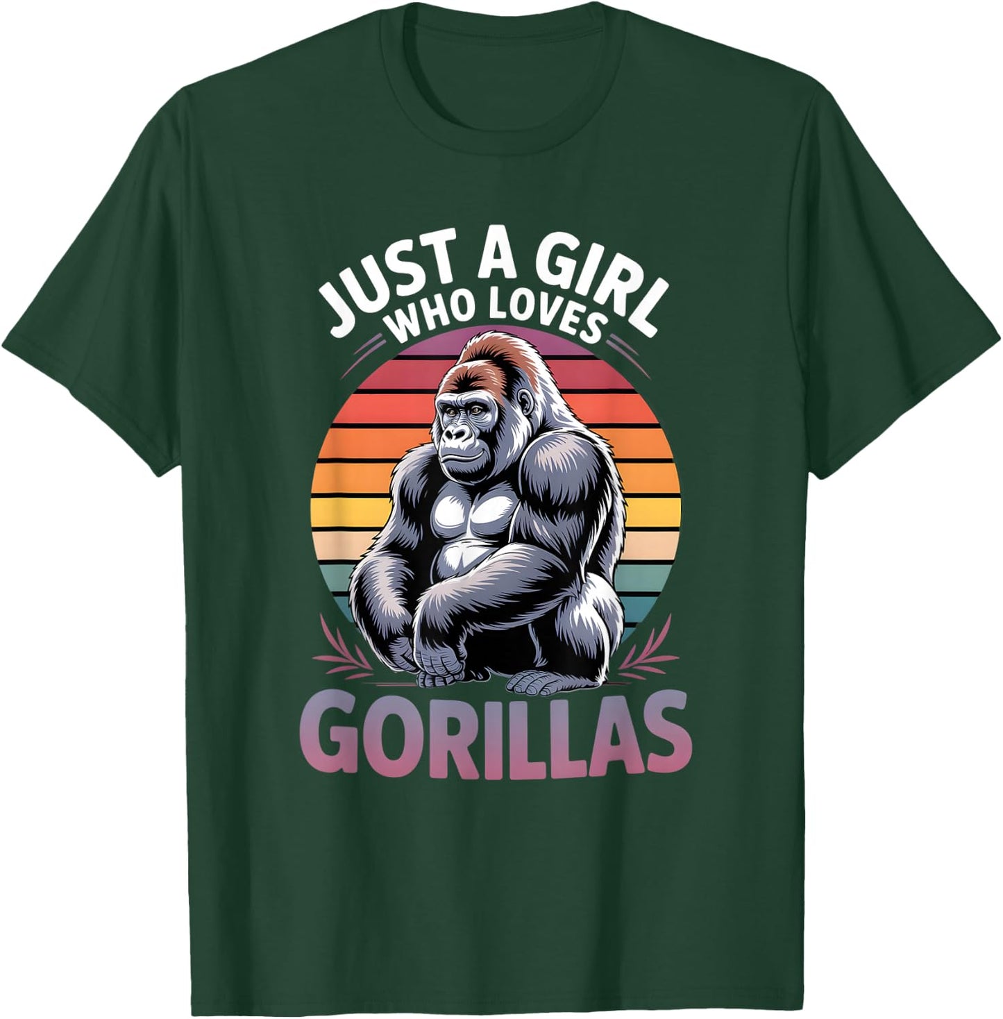 Girls Gorilla T-Shirt - T-Shirt | Forest