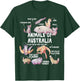 Animals Of Australia Australian Animal Educational Gift Cute T-Shirt - T-Shirt | Forest