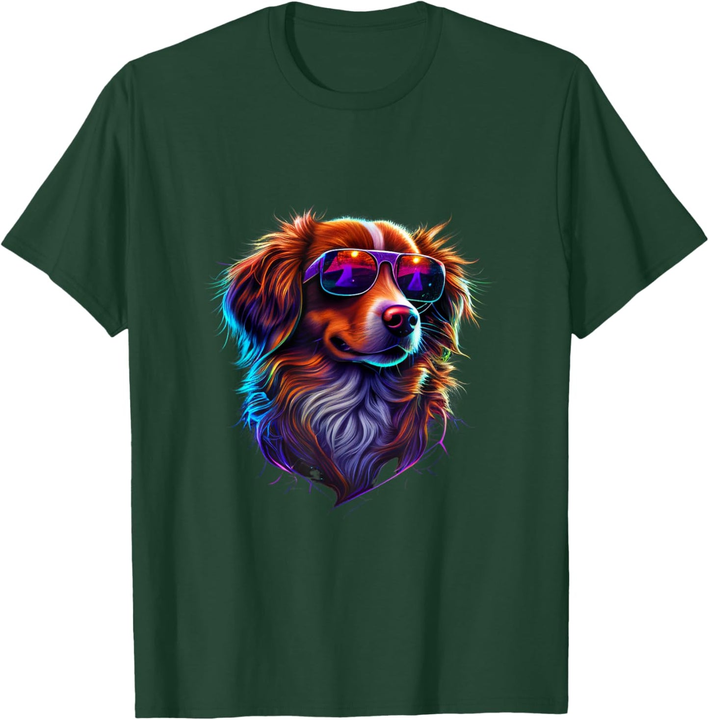 Nova Scotia Duck Tolling Retriever Dog Women Girls Kids T-Shirt - T-Shirt | Forest