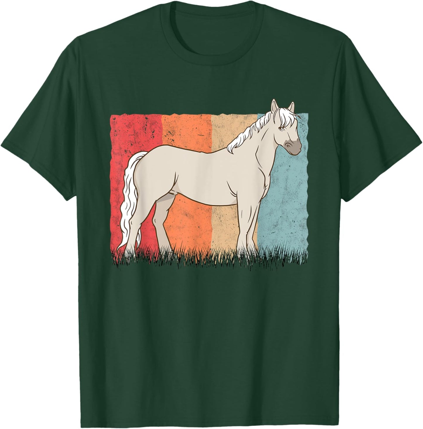 Welsh Pony Retro Welsh Horse Vintage T-Shirt - T-Shirt | Forest