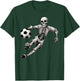 Soccer Skeleton Playing Soccer Halloween Skull Lover T-Shirt - T-Shirt | Forest