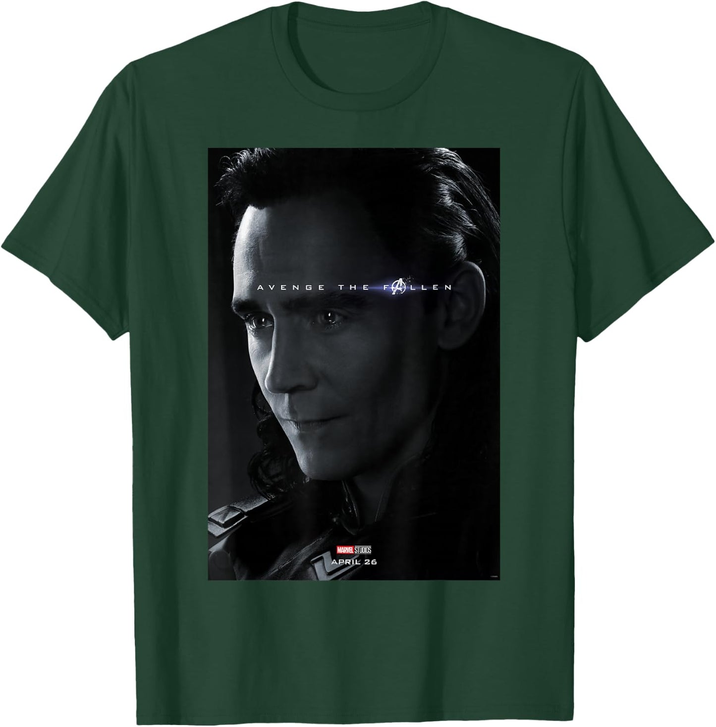 Marvel Avengers Endgame Loki Avenge The Fallen Poster Small T-Shirt - T-Shirt | Forest