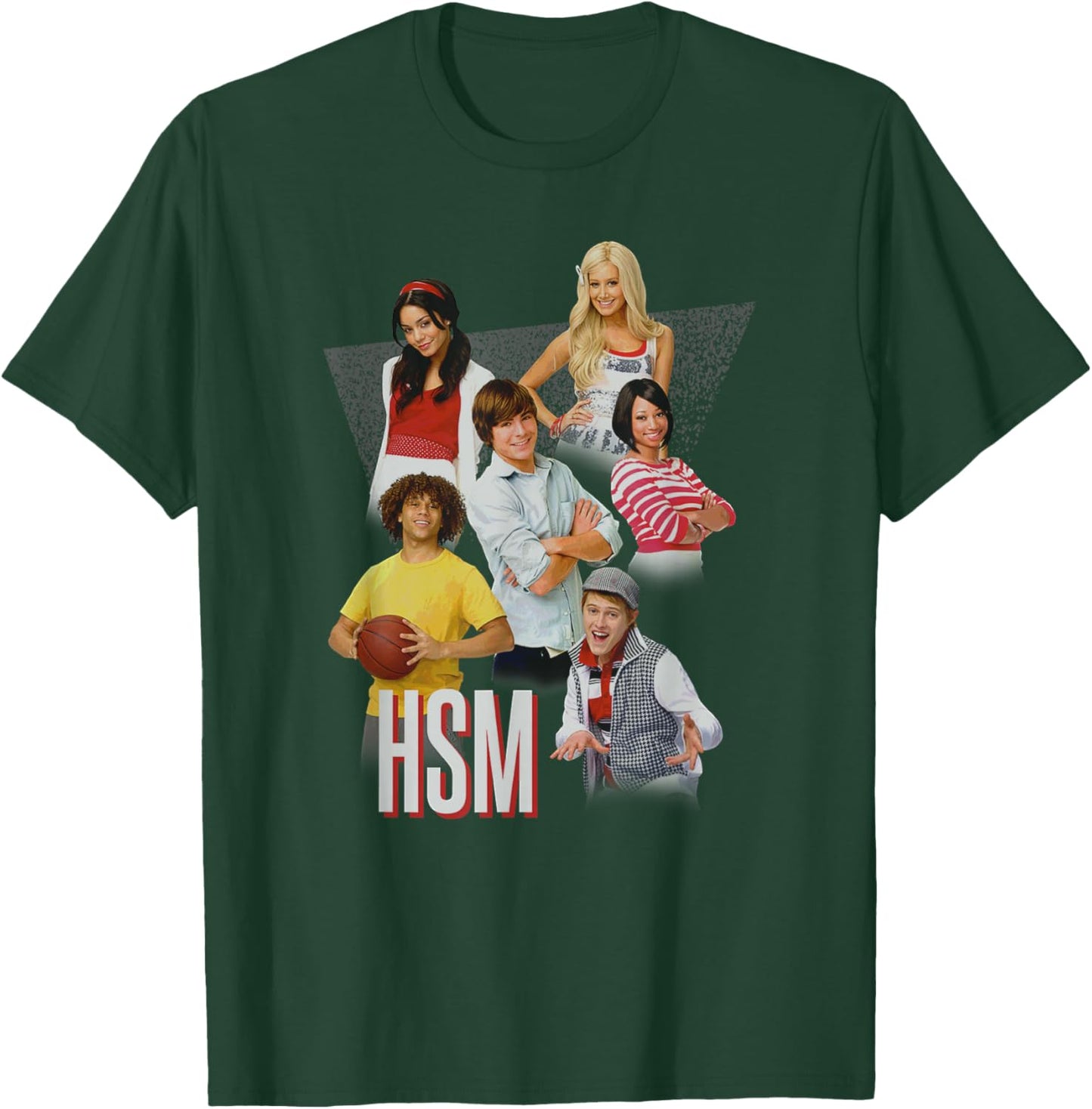 Disney High School Musical The Series HSM Vintage Group Shot T-Shirt - T-Shirt | Forest