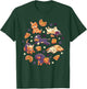 Pupperoni Pizza - Cute Puppy Dogs with Fast Food - Kawaii T-Shirt - T-Shirt | Forest