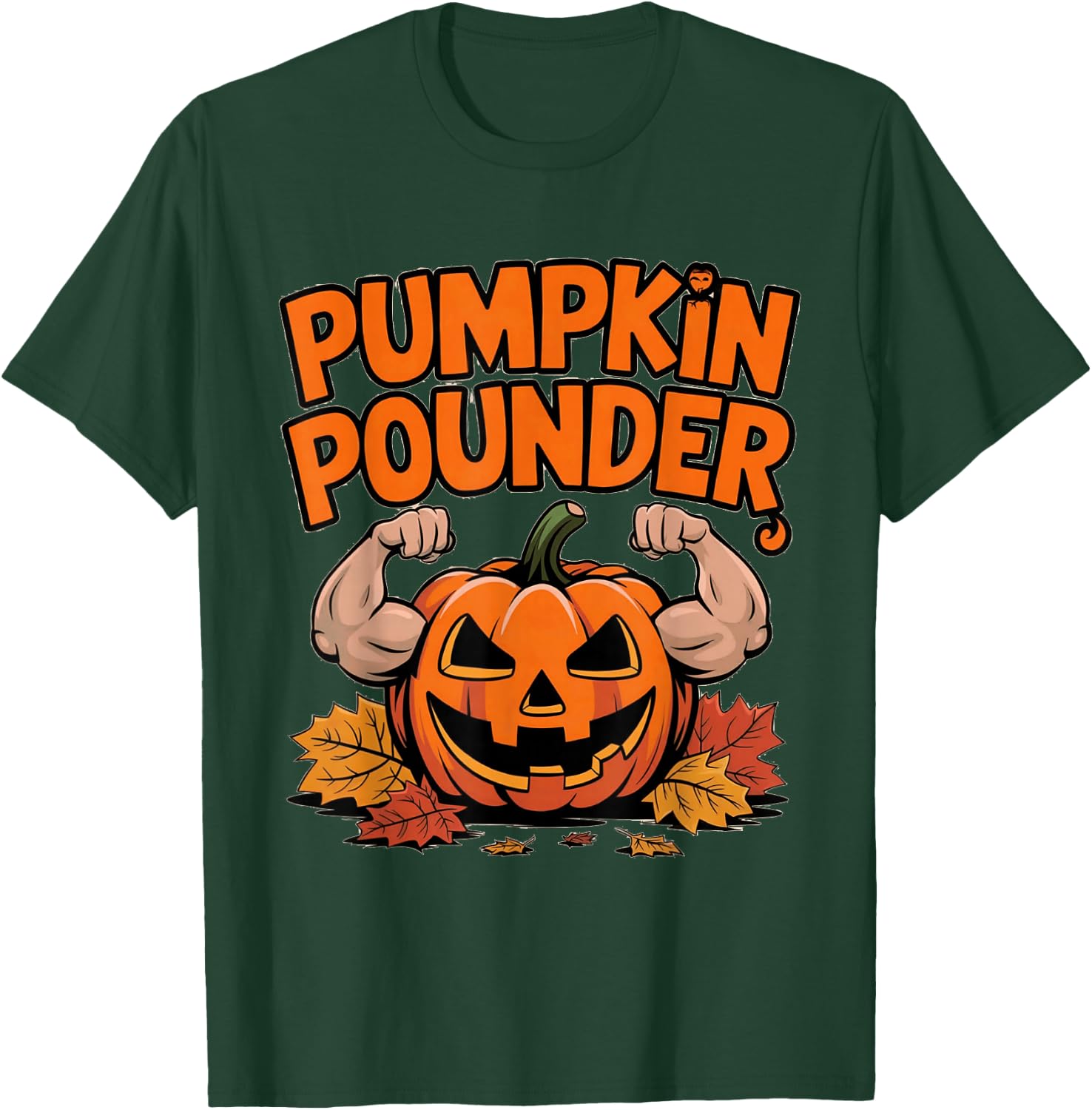 & Fall Flex Your Pumpkin T-Shirt - T-Shirt | Forest