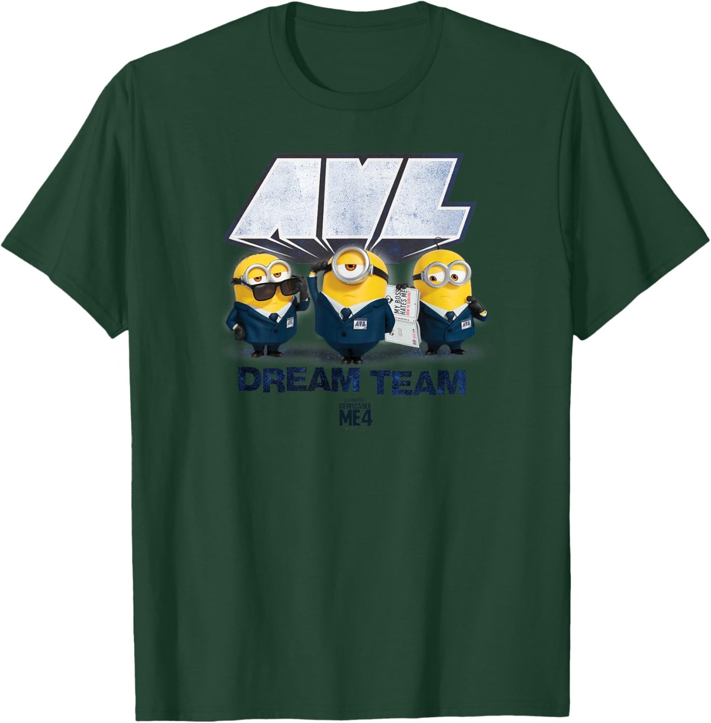 Minions Despicable Me 4 AVL Dream Team T-Shirt - T-Shirt | Forest