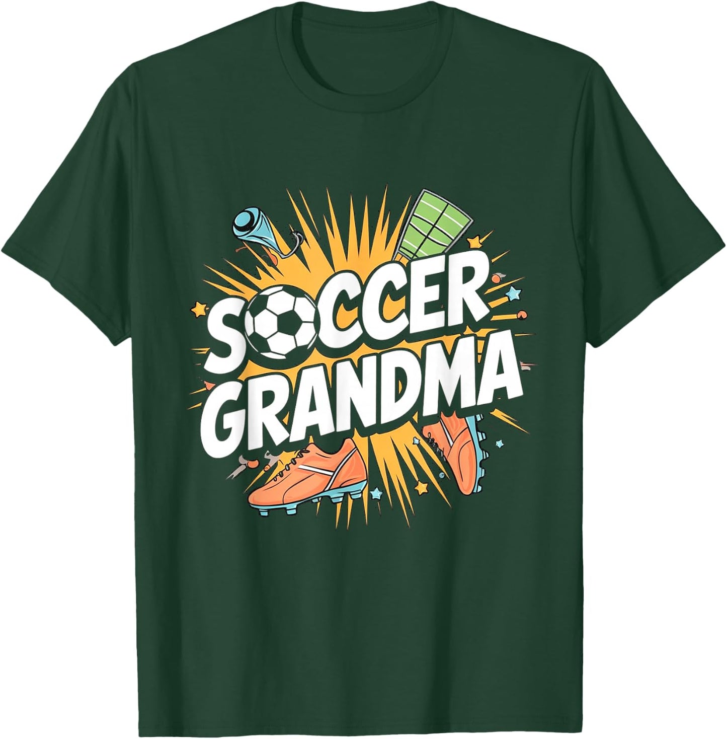 Soccer Grandma Grandmother Soccer Player T-Shirt - T-Shirt | Forest