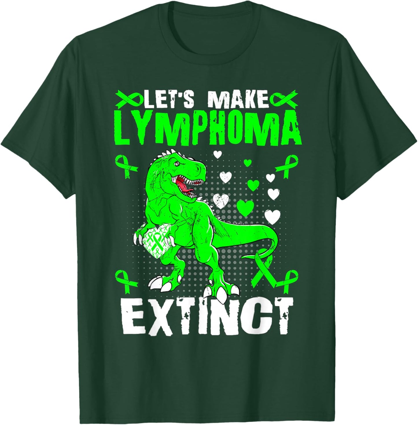 Non Hodgkins Lymphoma Awareness Trex for Kids Boys T-Shirt - T-Shirt | Forest