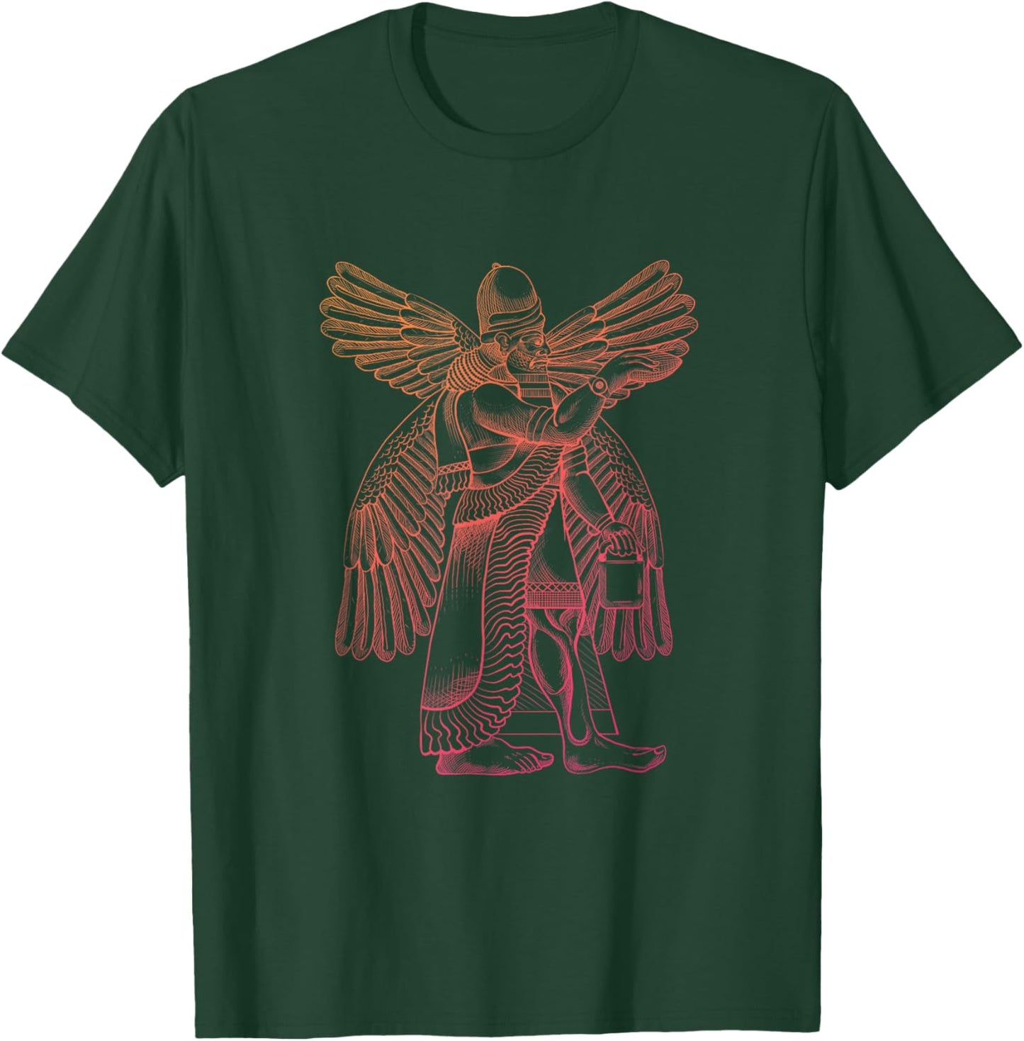 Enki Enlil - Ancient Sumerian Diety King Anunnaki Nibiru T-Shirt - T-Shirt | Forest