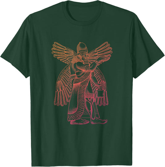Enki Enlil - Ancient Sumerian Diety King Anunnaki Nibiru T-Shirt - T-Shirt | Forest