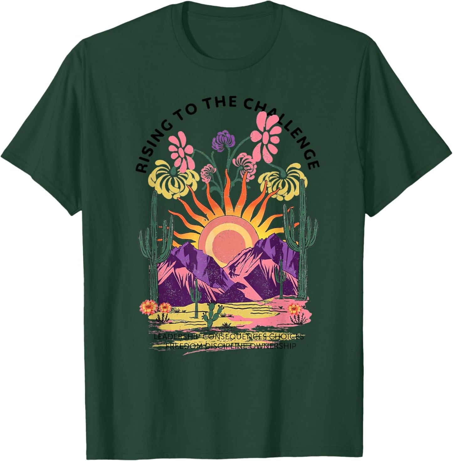Rising to the Challenge Homeschool Classical Conversations T-Shirt - T-Shirt | Forest