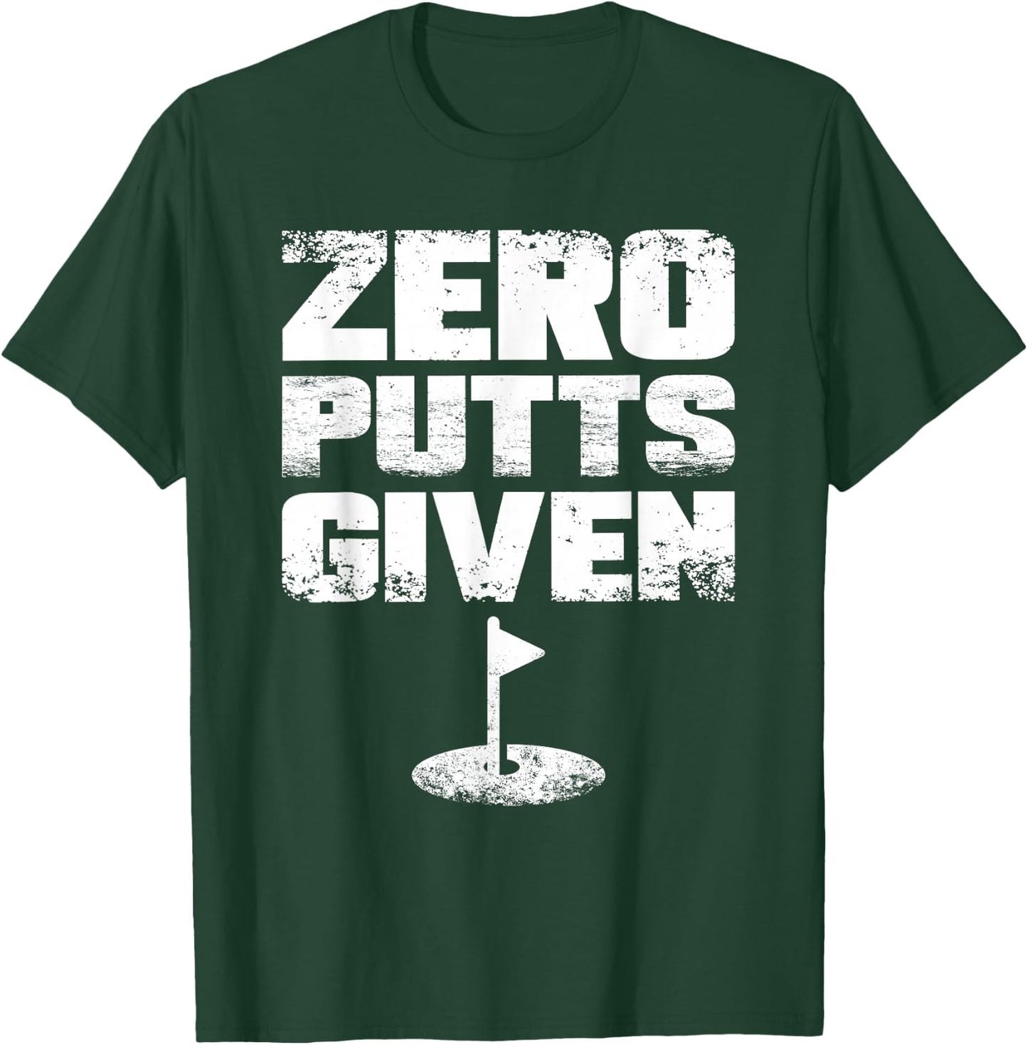 Golf Stuff Men's Black Modern Fun Golf , Small, , Short Sleeve, Classic Fit, Polyester 100% T-Shirt - T-Shirt | Forest