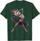 Dancing Skeleton Rainbow Ballerina Halloween T-Shirt - T-Shirt | Forest