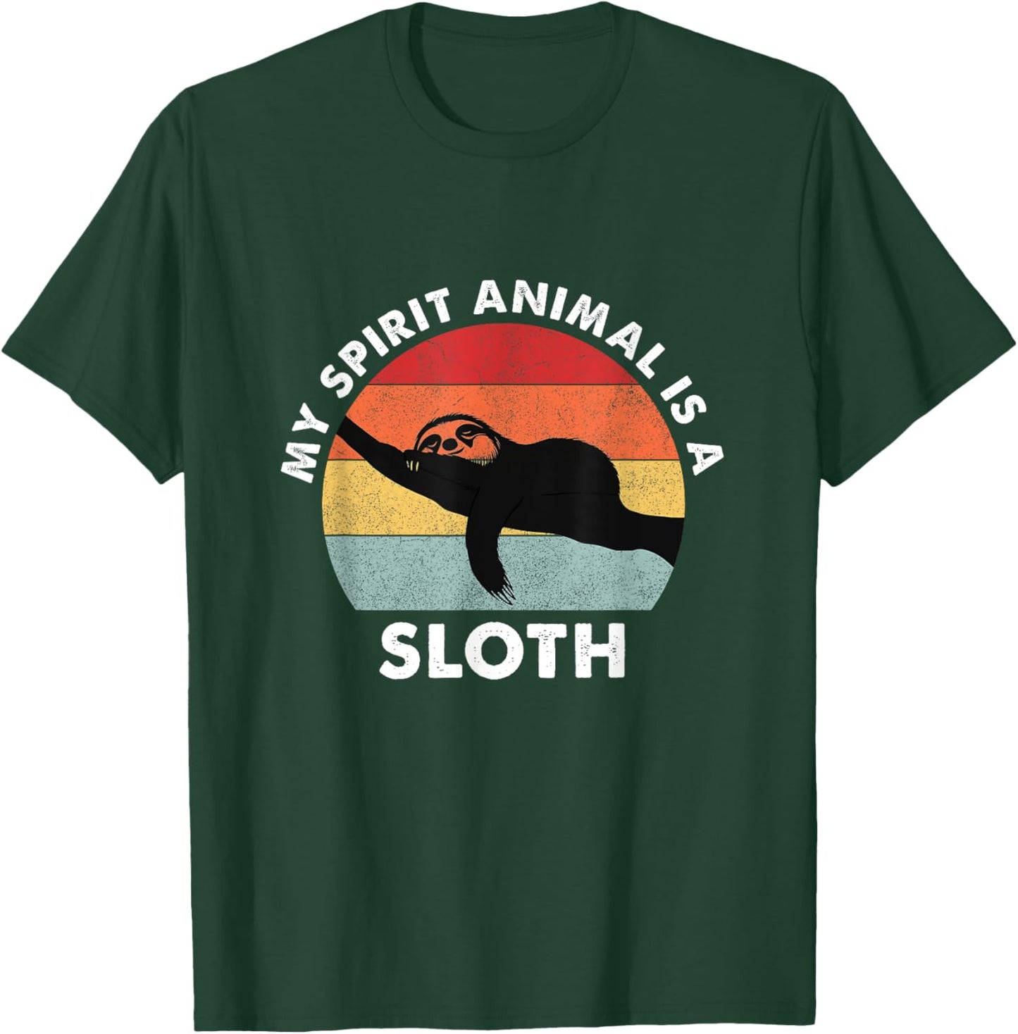My Spirit Animal Is A Sloth T-Shirt - T-Shirt | Forest