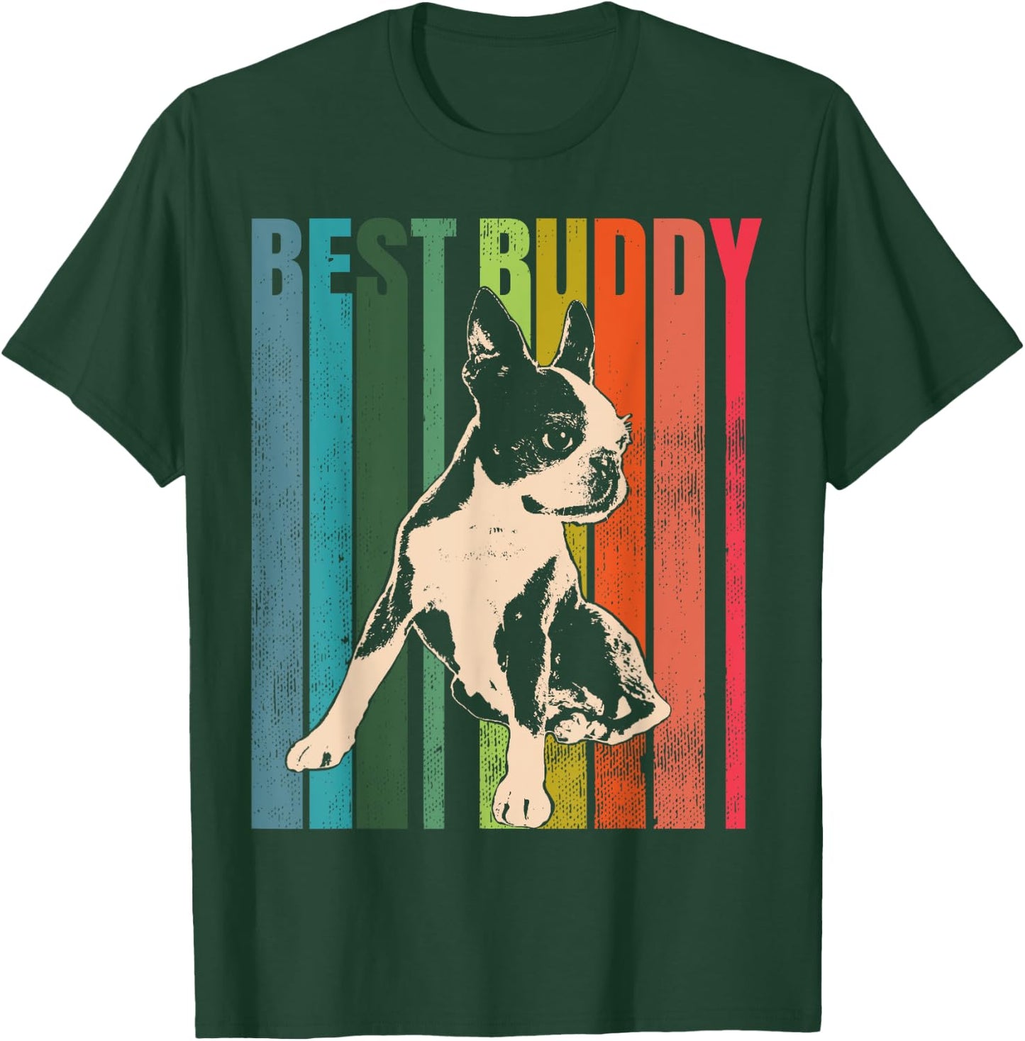 99 Gifts Boston Terrier Dog , -Adults & Kids, Black, Short Sleeve, Small T-Shirt - T-Shirt | Forest