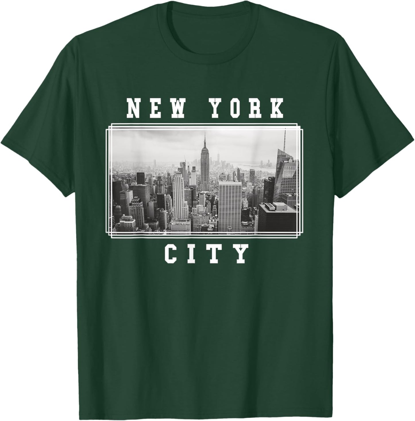 New York City Photograph Skyline New York Souvenir T-Shirt - T-Shirt | Forest