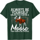 Moose Lover Men Women Kids Funny Saying Moose T-Shirt - T-Shirt | Forest
