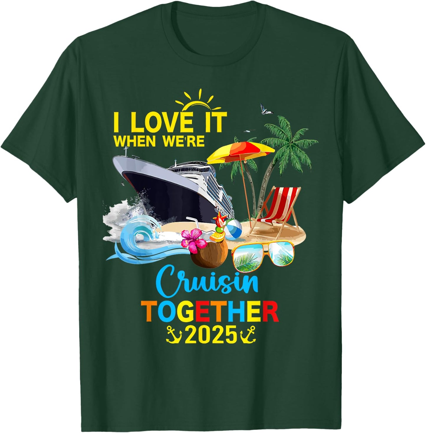 ProLam I Love It When We're Cruisin Together 2025 - Black, Small T-Shirt - T-Shirt | Forest