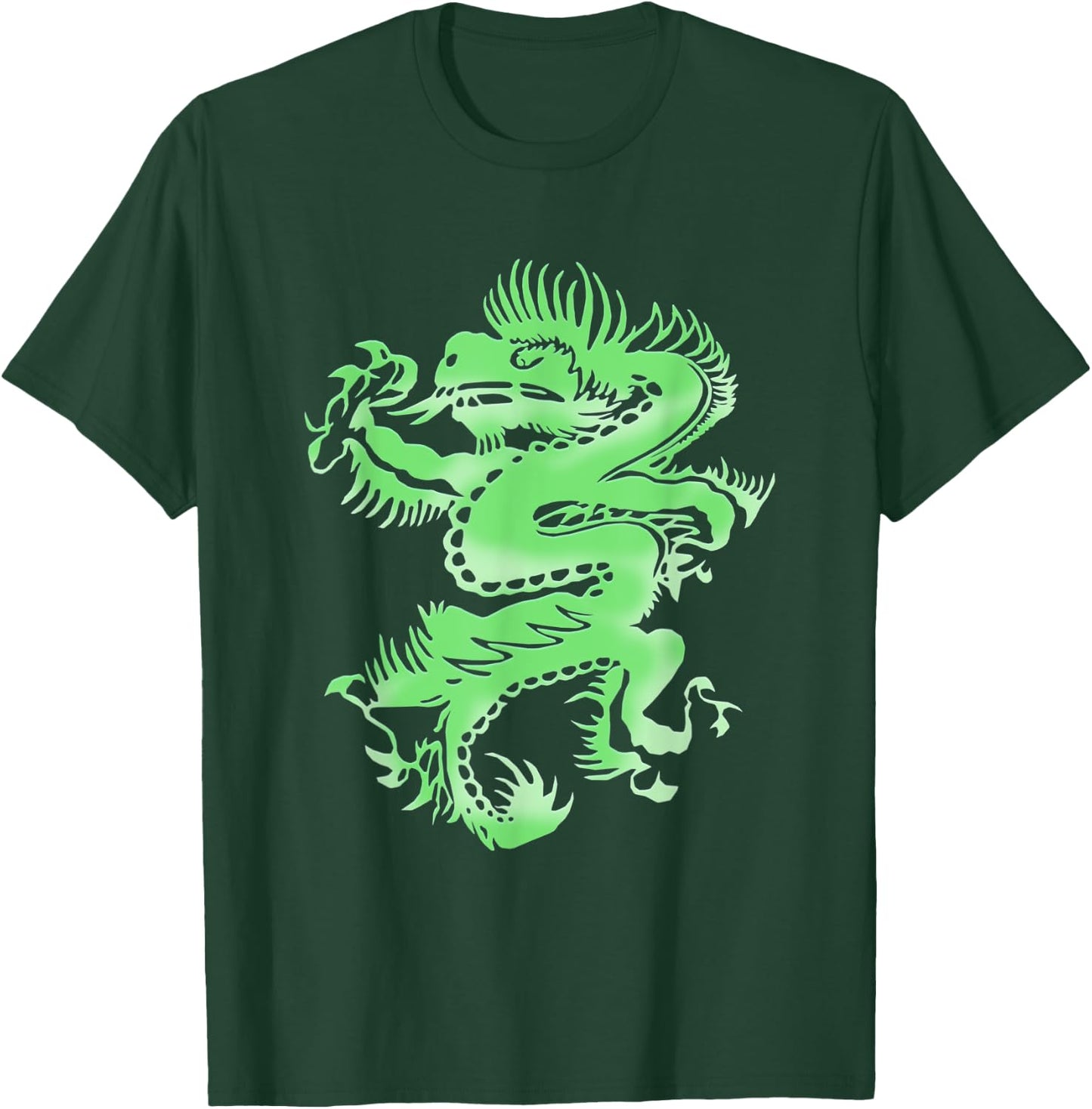 Imbruglia Torn Dragon T-Shirt - T-Shirt | Forest
