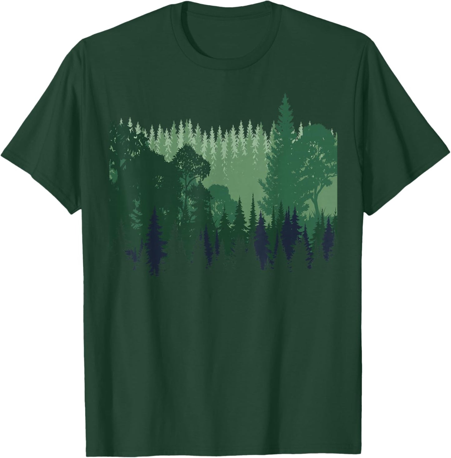 Nature Trees and Forest T-Shirt - T-Shirt | Forest