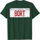 Vintage Bort License Plate T-Shirt - T-Shirt | Forest
