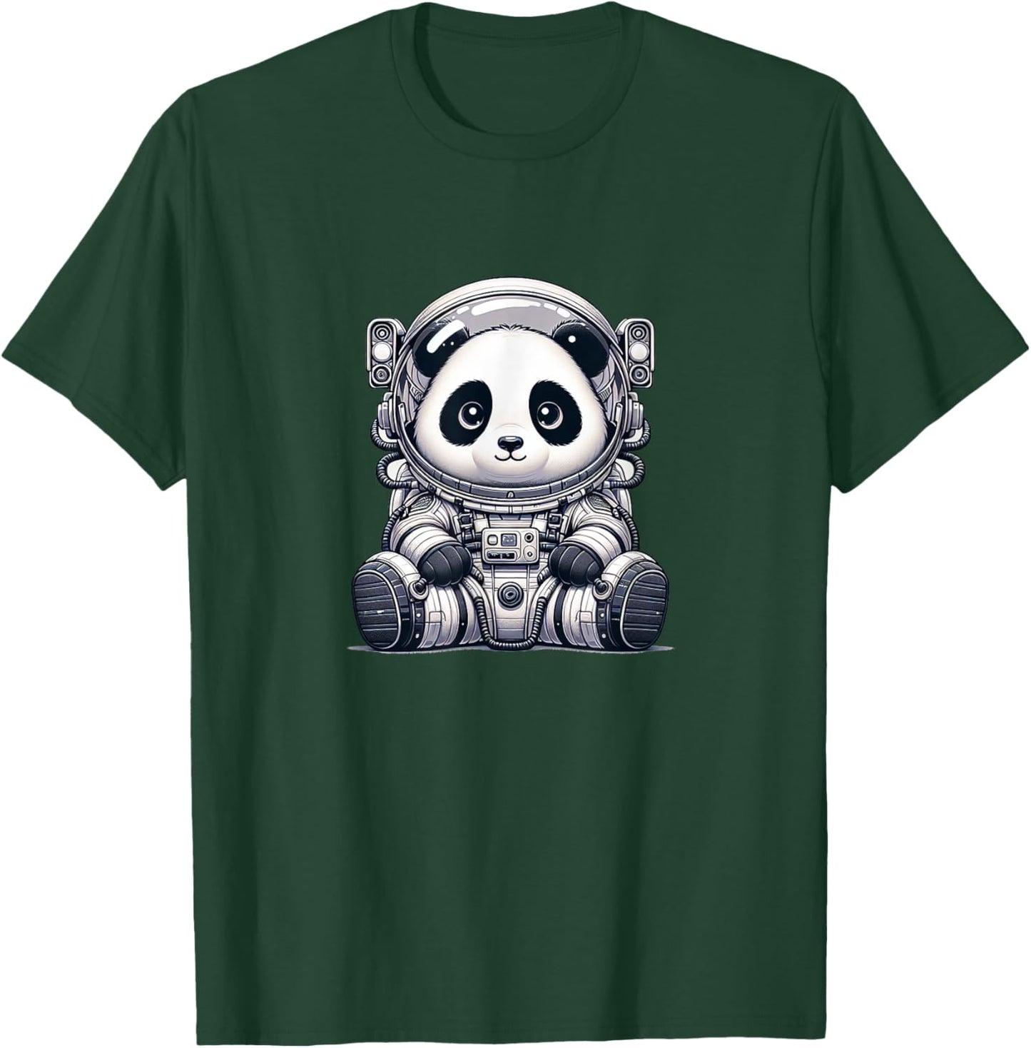 Cute Panda Astronaut T-Shirt - T-Shirt | Forest