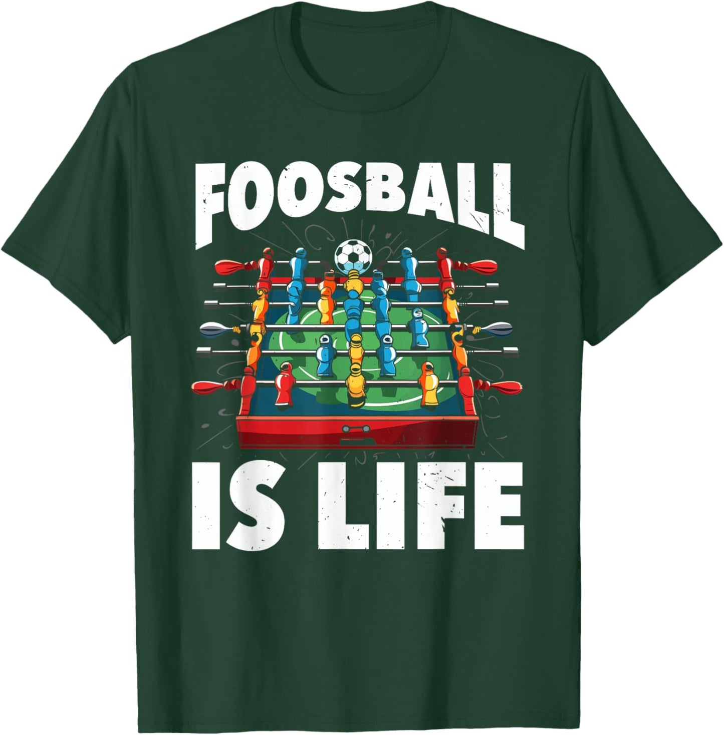 Foosball Table Soccer Table Top Game Table Football T-Shirt - T-Shirt | Forest