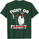 Fight or Flight Funny Killer Penguin Funny Flying Joke T-Shirt - T-Shirt | Forest