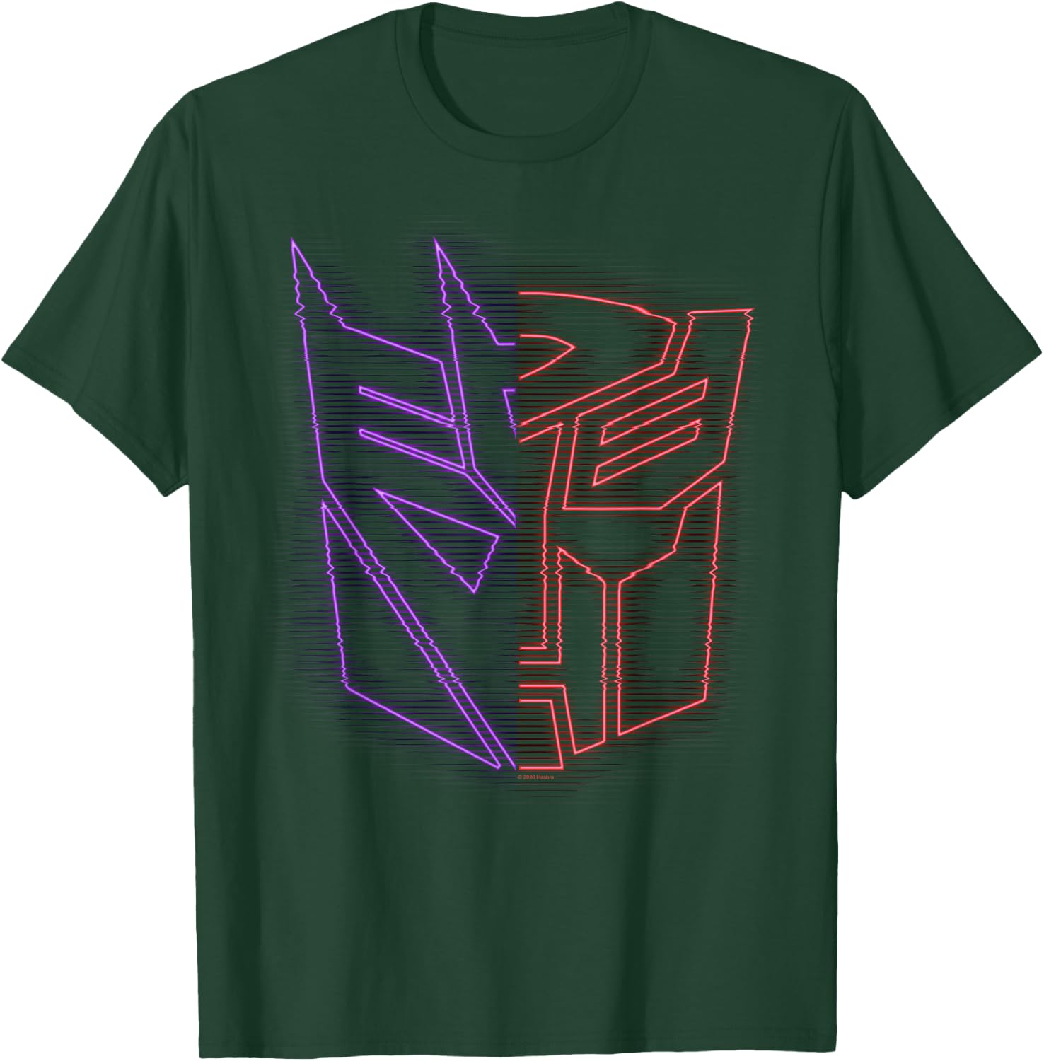 Transformers: War For Cybertron Holographic Split Logo T-Shirt - T-Shirt | Forest