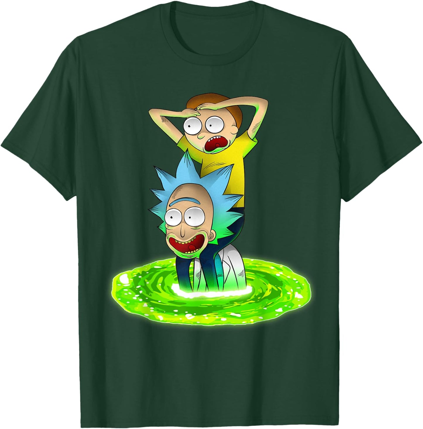 Mademark x Rick and Morty - Rick and Morty Shirt Seeking New Adventure T-Shirt - T-Shirt | Forest