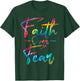 Tie Dye Faith Over Fear Christian Religious Jesus Lovers T-Shirt - T-Shirt | Forest