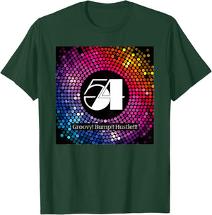 Disco Freaks Store Studio 54 Disco Groovy 015 Back Printed T-Shirt - T-Shirt | Forest