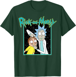 Rick and Morty Space Look Morty Adult Cartoon Fashion T-Shirt - T-Shirt | Forest