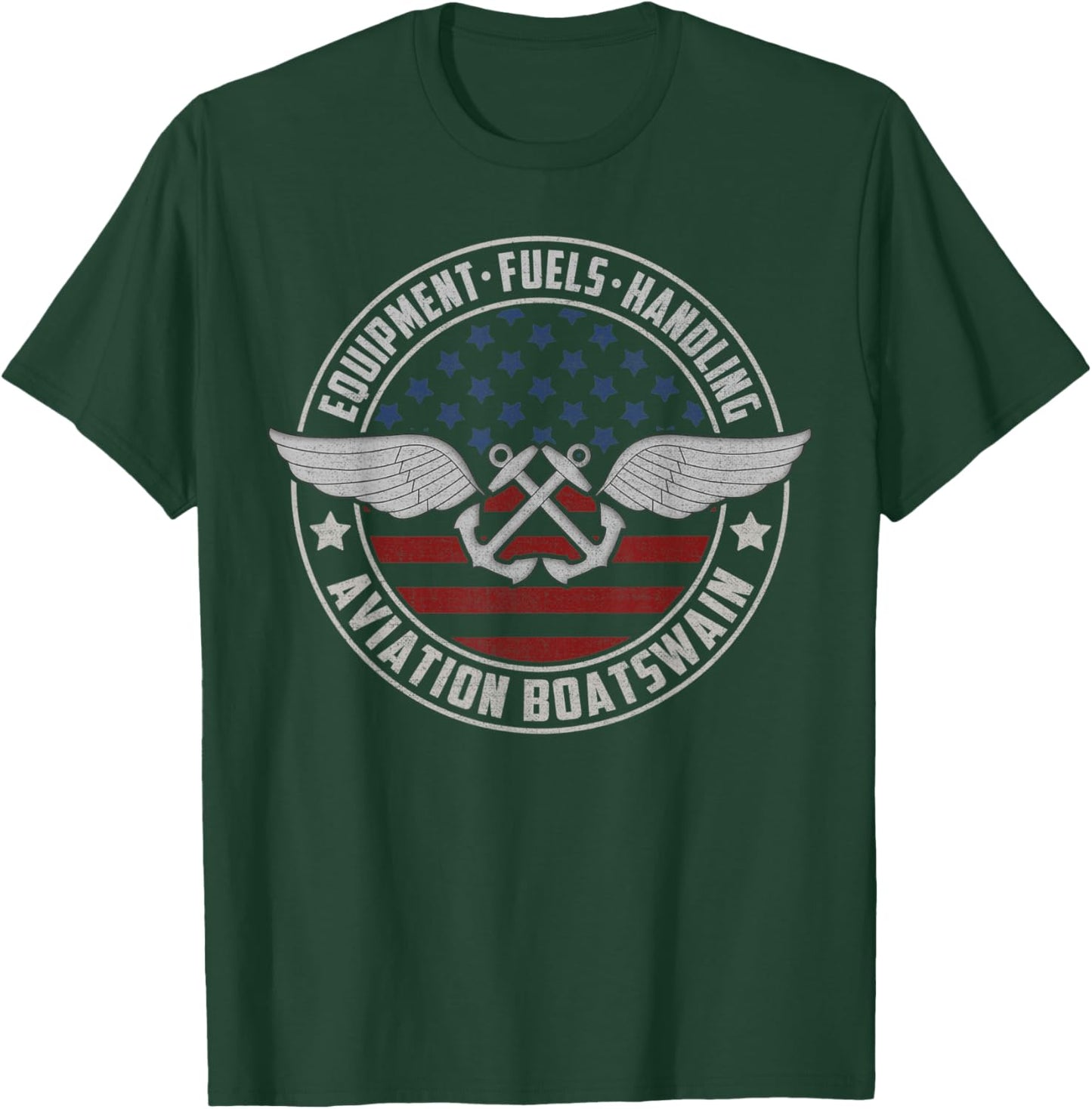 Boatswain Aviation US Military T-Shirt - T-Shirt | Forest