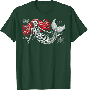 Zombie Mermaid Halloween Costume Spooky Trick Or Treat T-Shirt - T-Shirt | Forest