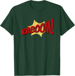 Kaboom! Funny Comic Sound Retro Pop Art T-Shirt - T-Shirt | Forest