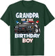 Grandpa Of The Birthday Boy Policeman Officer Party T-Shirt - T-Shirt | Forest