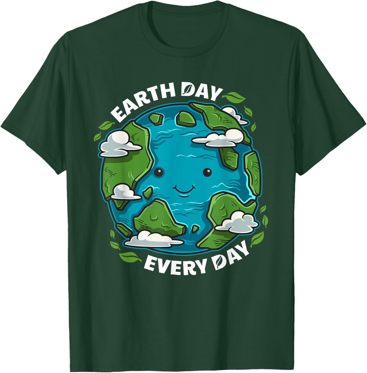 Earth Day Every Day Cute Environmental Gift Eco Present T-Shirt - T-Shirt | Forest