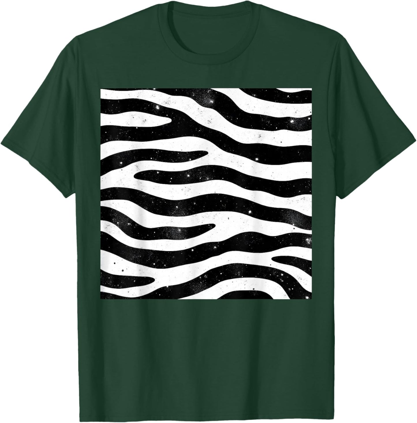 Zebra Print Pattern Women Girls Animal Zebra T-Shirt - T-Shirt | Forest